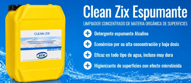 Cleanzix Espumante para limpieza de instalaciones pecuarias