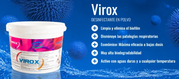 Virox desinfectante en polvo para instalaciones pecuarias